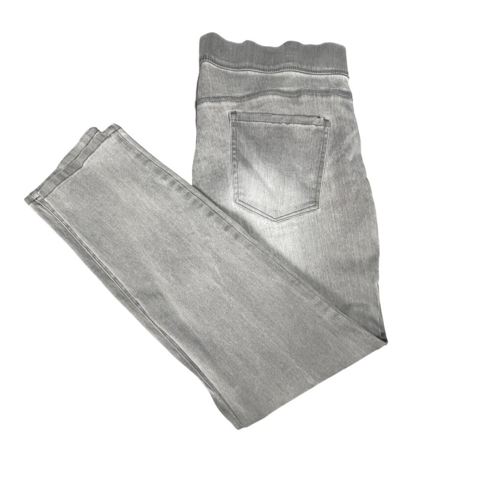 Gloria Vanderbilt Womens Gray Slimming Jeans Size 14 Cotton Blend Stylish